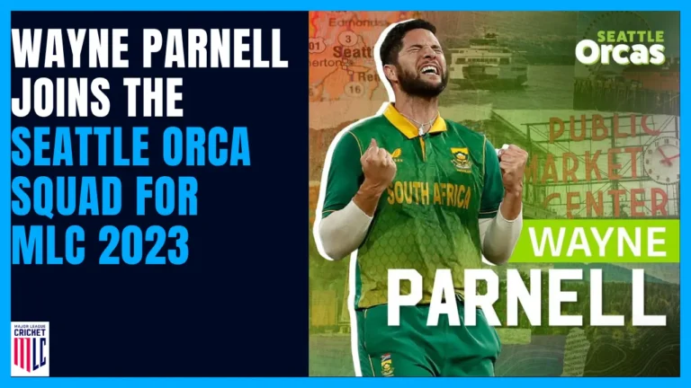 Wayne Parnell joins Seattle Orca for MLC 2023