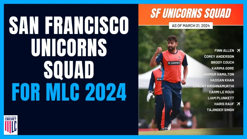 San Francisco Unicorns 2024 Squads
