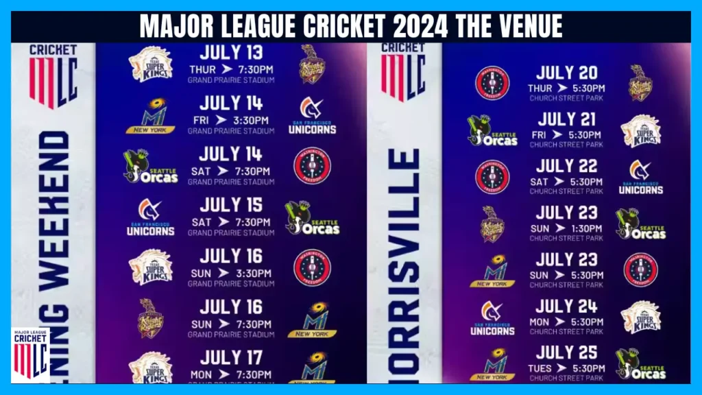 Major League Cricket 2024 The Venue