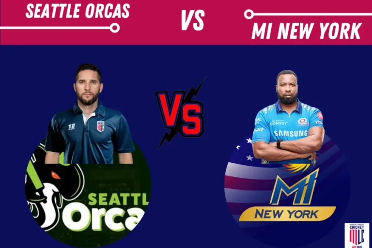 Seattle Orcas Vs Mi New York Major League Cricket Live