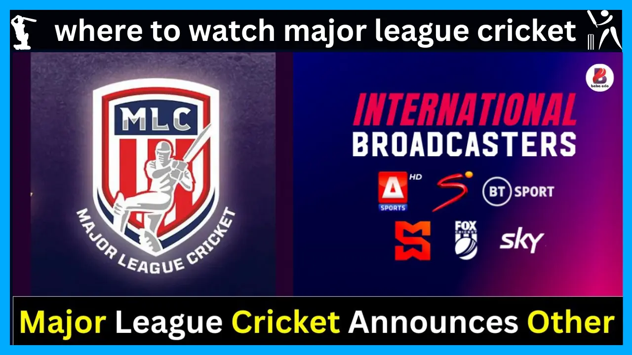 where to watch major league cricket